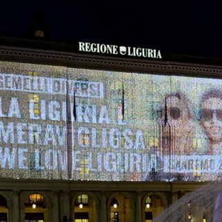 Sanremo 2024: sul maxischermo di piazza De Ferrari le frasi dedicate dai cantanti alla Liguria Sanremo 2024: sul maxischermo di piazza De Ferrari le frasi dedicate dai cantanti alla Liguria