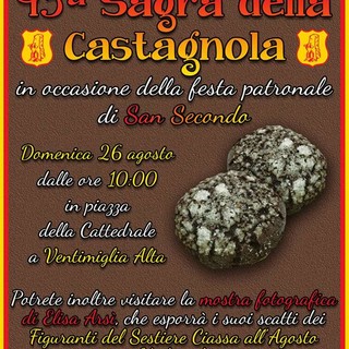 Ventimiglia: domenica nella città alta torna la tradizionale sagra legata alla castagnola Ventimiglia: domenica nella città alta torna la tradizionale sagra legata alla castagnola