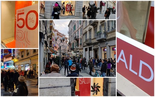Sanremo: prima giornata di saldi ok in città dopo un dicembre da +10% rispetto allo stesso mese del 2021 Sanremo: prima giornata di saldi ok in città dopo un dicembre da +10% rispetto allo stesso mese del 2021