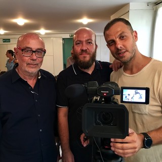 Andrea Lombardi e Stefano Di Luca con Walter Vacchino Andrea Lombardi e Stefano Di Luca con Walter Vacchino
