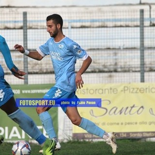 Filippo Scalzi, attaccante della Sanremese (foto Fabio Pavan)