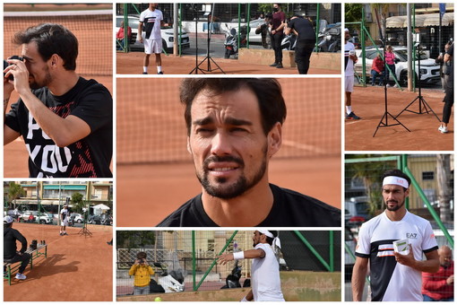 Arma di Taggia: shooting fotografico al Tennis Armesi oggi pomeriggio per Fabio Fognini (Foto e Video) Arma di Taggia: shooting fotografico al Tennis Armesi oggi pomeriggio per Fabio Fognini (Foto e Video)