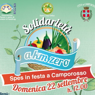 Camporosso: domenica in località Bigauda la 'Festa della Solidarietà' del 'Chilometro Zero'