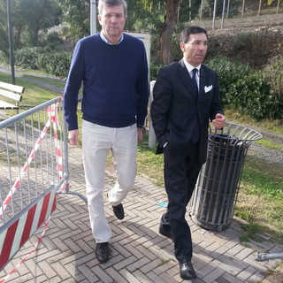 Cervo: sopralluogo del presidente Burlando sul deragliamento "Trenitalia disponibile a fare subito l'intervento".