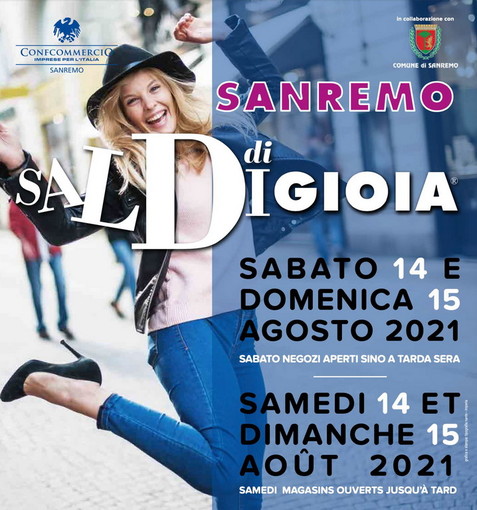 Sanremo: tutto pronto per 'Saldi di Gioia', domani e domenica i super affari nei negozi della città dei fiori