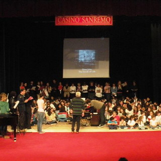 Sanremo: gran galà al Casinò insieme agli alunni della Pergolesi Sanremo: gran galà al Casinò insieme agli alunni della Pergolesi