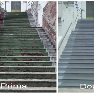 Ventimiglia: serie di lavori nei cimiteri della città di confine, rifatta una scala in quello di Latte (Foto) Ventimiglia: serie di lavori nei cimiteri della città di confine, rifatta una scala in quello di Latte (Foto)
