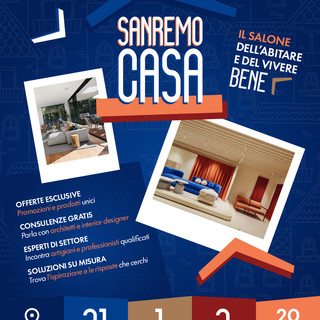 Nasce SANREMOCASA: al Palafiori il primo salone dedicato al “Bel Vivere” e alla cultura dell’abitare