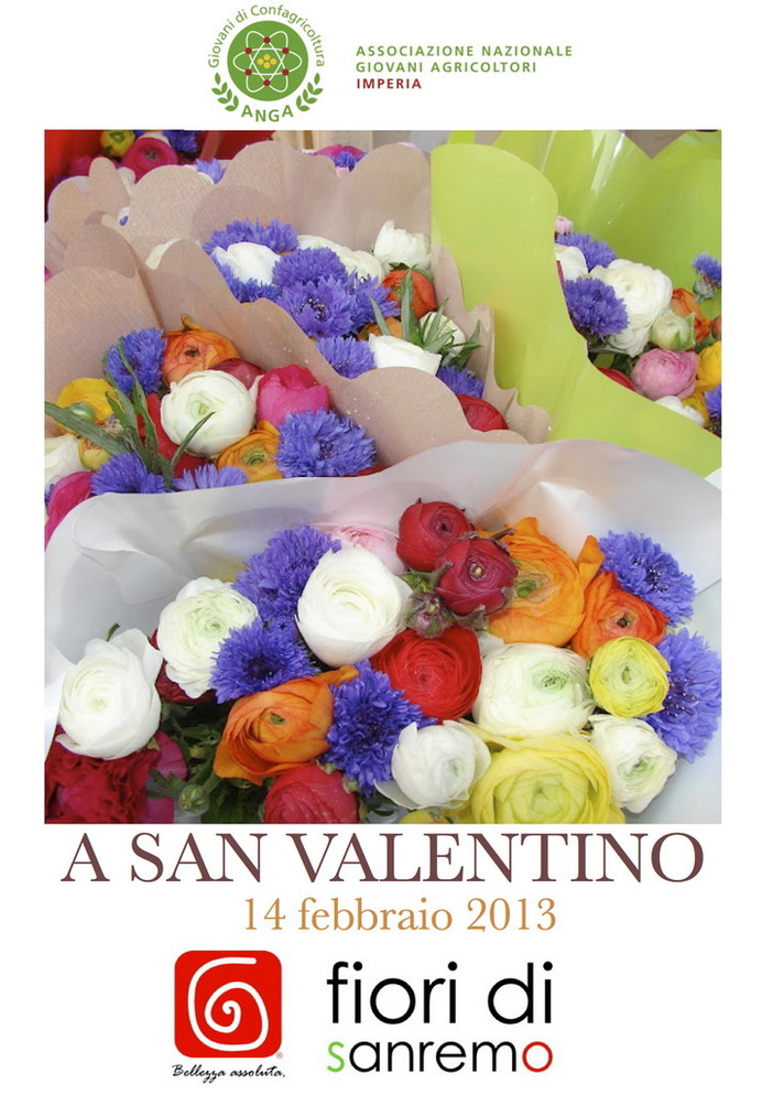 “Per San Valentino compra e regala un fiore...di Sanremo”: l’iniziativa dell’Anga Imperia “Per San Valentino compra e regala un fiore...di Sanremo”: l’iniziativa dell’Anga Imperia