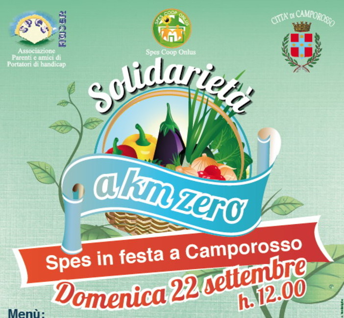 Camporosso: domenica in località Bigauda la 'Festa della Solidarietà' del 'Chilometro Zero' Camporosso: domenica in località Bigauda la 'Festa della Solidarietà' del 'Chilometro Zero'