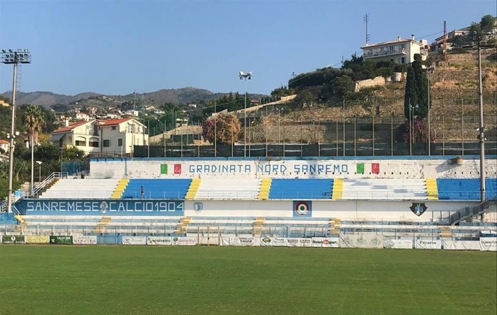 Lo stadio 'Comunale' di Sanremo