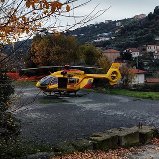 Cade da un albero a Badalucco ma arriva a Sanremo in auto: poi deve essere soccorso da 118 e Croce Rossa (Foto e Video)