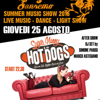 Sanremo: stasera 'Summer Music Show' al Pico de Gallo con Sugar Nanny & the Hot Dogs Sanremo: stasera 'Summer Music Show' al Pico de Gallo con Sugar Nanny & the Hot Dogs