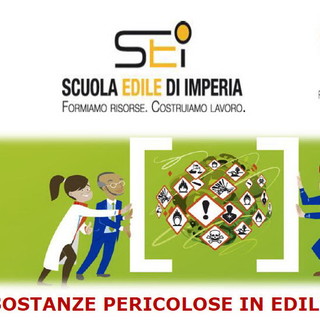 Imperia: domani alla Scuola Edile Imperiese un convegno su ”Le sostanze pericolse in edilizia”