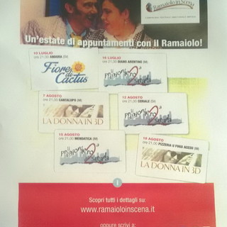 Imperia: domenica in frazione Cantalupo la compagnia 'Ramaiolo in scena' con lo spettacolo 'Donna in 3D' Imperia: domenica in frazione Cantalupo la compagnia 'Ramaiolo in scena' con lo spettacolo 'Donna in 3D'