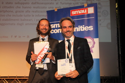 Il Comune di Taggia con Smarta premiato a Smau Milano 2015 per il premio Smart Communities