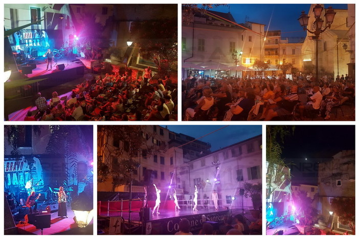 Sanremo: San Costanzo e piazza San Siro gremite ieri sera per la danza e 'Bravo Jazz' (Foto)