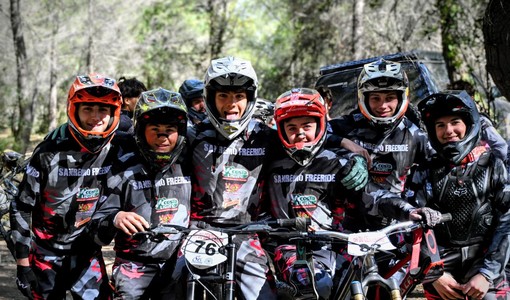 Downhill, il team Sanremo Freeride/Lenti e Bollenti brilla a Blausasc: Alice Leone ed Ettore Bertocchi sul podio (Foto)