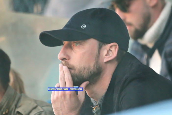 Calcio. Al 'Comunale' di Sanremo spettatore di spicco: sugli spalti Claudio Marchisio (FOTO)