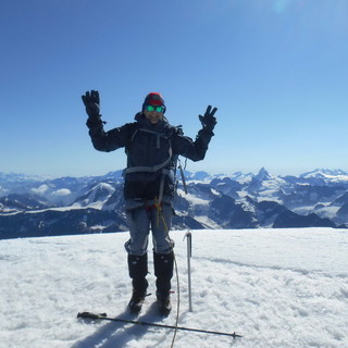 43a conquista di un ‘4000’ per l’alpinista imperiese-crissolese Stefano Sciandra (Foto)