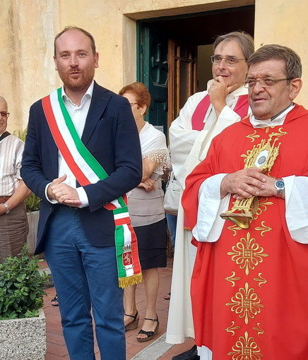 Ventimiglia: grande festa in frazione San Lorenzo per il santo patrono, presente anche il sindaco (Foto)