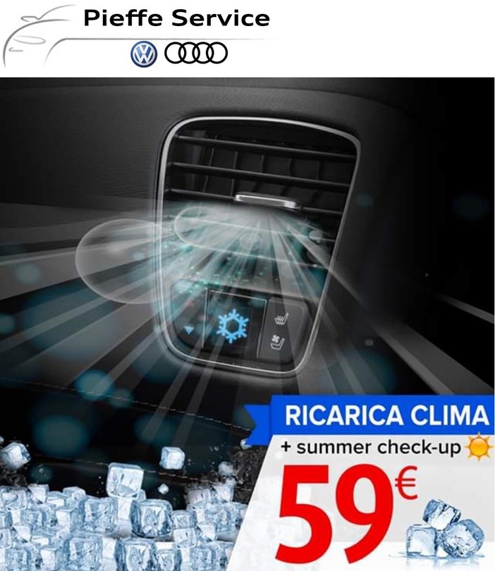 Siete pronti per andare in vacanza? Non partite sprovveduti, prenotate subito da Pieffe Auto la ricarica clima e il summer check-up con un semplice messaggio WhatsApp! 