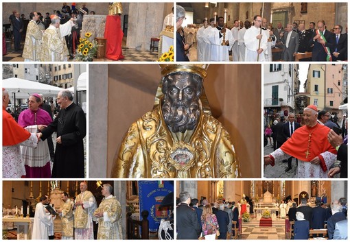 Sanremo: questa mattina il momento religioso di 'San Romolo', Messa officiata dal Cardinale Giuseppe Versaldi (Foto e Video)