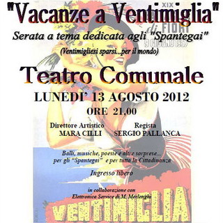 Ventimiglia: lunedì prossimo al 'Teatro Comunale' la serata dedicata agli 'Spantegai' Ventimiglia: lunedì prossimo al 'Teatro Comunale' la serata dedicata agli 'Spantegai'