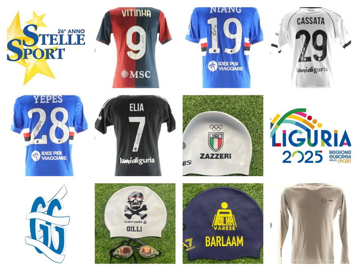 Calcio, nuoto e vela: le Stelle all'Asta su Memorabid per la Gigi Ghirotti