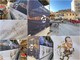 Lo striscione di SanremoNews in piazza Borea d'Olmo