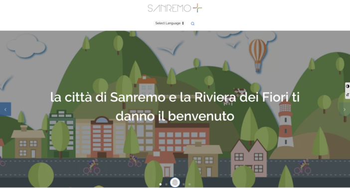La home page di “Sanremo Plus” La home page di “Sanremo Plus”