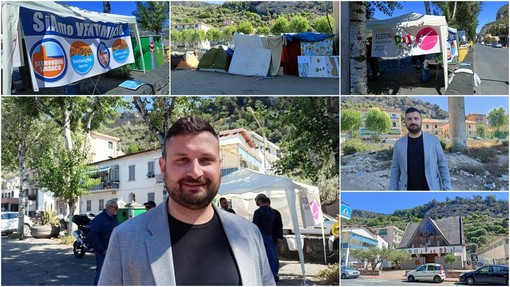 Migranti a Ventimiglia, Sismondini agli abitanti di via Tenda: "Nostra priorità ridare dignità al quartiere" (Foto e video)