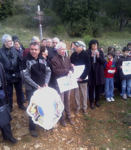 Celebrato venerdì scorso il service del Lions Ventimiglia per il rimboschimento sopra Garavan