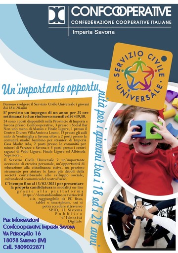 Servizio Civile: proroga al 25 febbraio per la presentazione delle domande