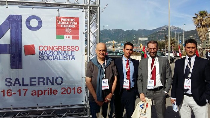 Il Presidente della Provincia Fabio Natta a capo della delegazione imperiese al congresso nazionale Psi, a Salerno Il Presidente della Provincia Fabio Natta a capo della delegazione imperiese al congresso nazionale Psi, a Salerno