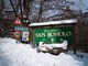 Sanremo: le foto di un lettore (con un piccolo appunto) sullo spettacolo di San Romolo innevata