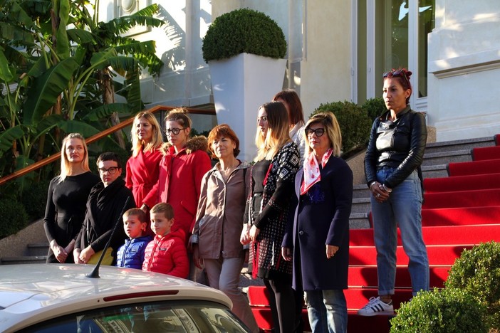 Le immagini delle riprese a Sanremo Le immagini delle riprese a Sanremo