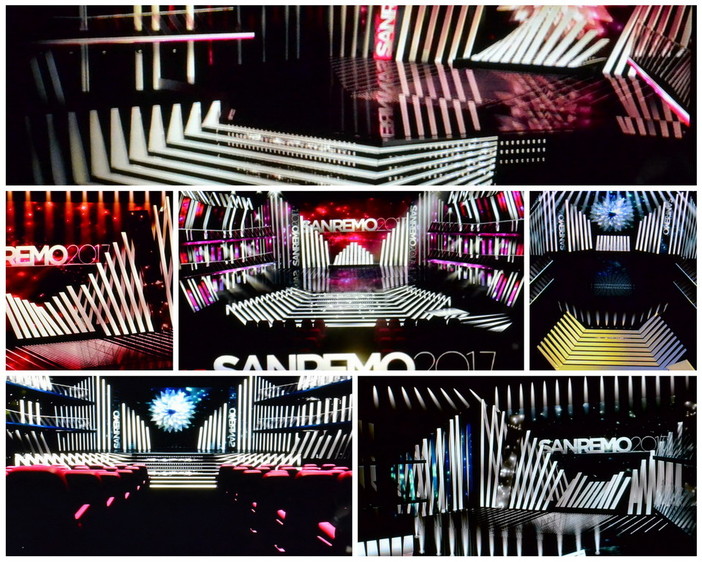 #Festival2017: il teatro Ariston trasformato in una 'music hall', ecco la scenografia curata da Riccardo Bocchini