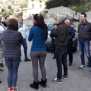 Ventimiglia: 'Lega vicina alle frazioni', ieri il sopralluogo in zona Ciaixe per degrado e criticità sulle strade (Foto)