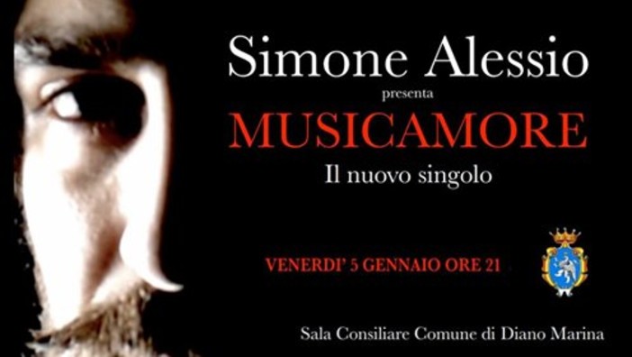 Diano Marina: venerdì alle 21 Comune l’anteprima della nuova canzone di Simone Alessio