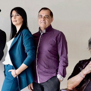 Sanremo 2024: i Santarosa a Sanremo con la nuova formazione e con Claudio Daiano