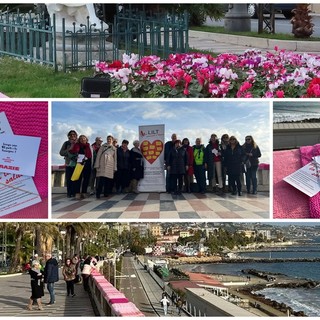 '100 punti per la Prevenzione': in tante da tutta la provincia ieri a Sanremo per srotolare la sciarpa (Foto) '100 punti per la Prevenzione': in tante da tutta la provincia ieri a Sanremo per srotolare la sciarpa (Foto)