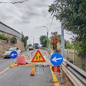 Sanremo: ripresi con qualche giorno di anticipo i lavori per la posa delle nuove condutture del Roya sull'Aurelia