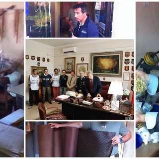 Blitz contro false griffes a Sanremo: scacco al sodalizio tra cinesi e senegalesi, sequestrata merce per mezzo milione di euro Blitz contro false griffes a Sanremo: scacco al sodalizio tra cinesi e senegalesi, sequestrata merce per mezzo milione di euro