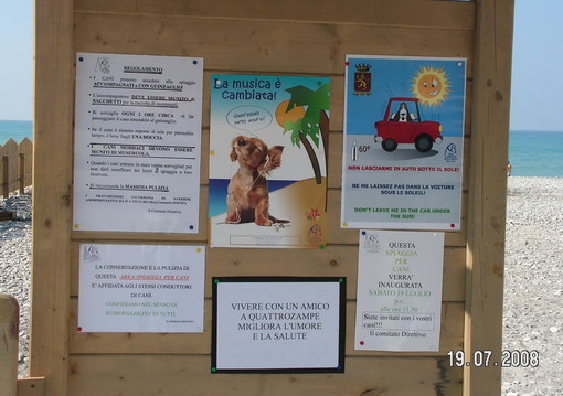 Ventimiglia: nuova spiaggia attrezzata per i cani, i ringraziamenti della Lega Ventimiglia: nuova spiaggia attrezzata per i cani, i ringraziamenti della Lega