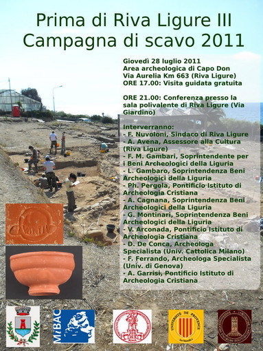 Riva Ligure: in settimana finiscono le ricerche archeologiche nell'area di Cap Don