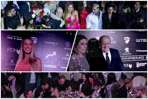 L'arrivo degli ospiti alla serata del Morgana L'arrivo degli ospiti alla serata del Morgana