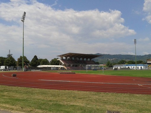 Lo stadio "Mariotti" di Montecatini Lo stadio "Mariotti" di Montecatini