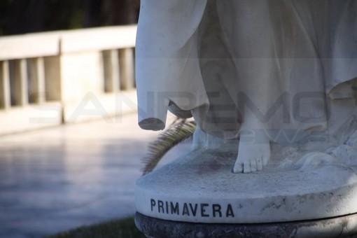 Sanremo: si attende solo l'ok della Soprintendenza da Genova per il restauro della statua della 'Primavera'