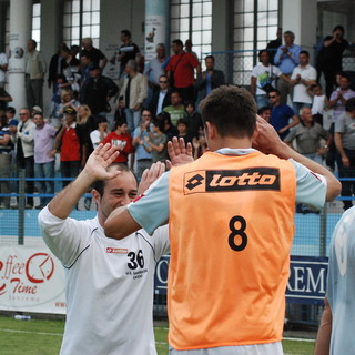 La festa a fine partita